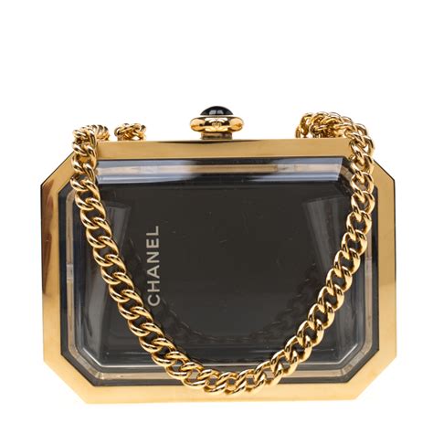 gold chain clutch bag chanel navey|Chanel Clutch Bags for Sale .